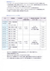 菰野ヒルクライムスケジュール