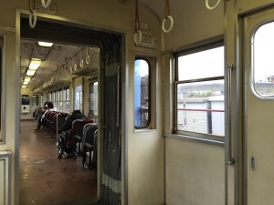 四日市あすなろう鉄道車内
