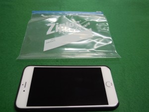 Ziploc とiPhone6 Plus