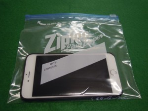 Ziploc とiPhone6 Plus