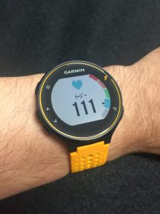 Garmin ForeAthlete 235J 心拍ゲージ表示