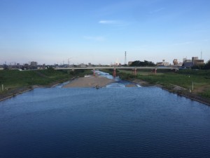 久保田橋から伊勢湾方面
