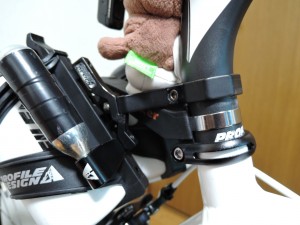 Topeak F77 Fixerを使って輪行袋を固定