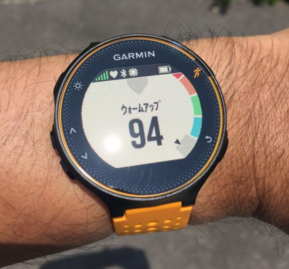 Garmin ForeAthlete235J 心拍表示