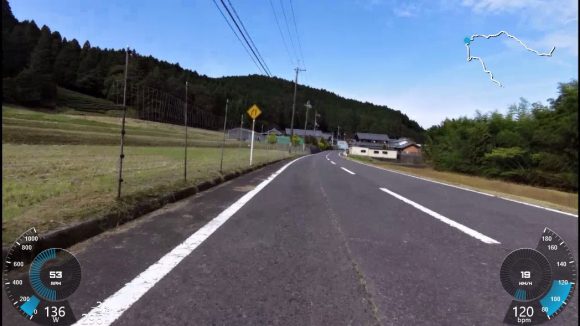 ロードバイク車載動画　鈴鹿峠から安楽越