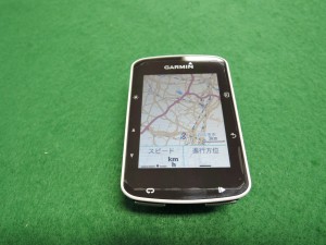 Garmin Edge520J 地図表示画面