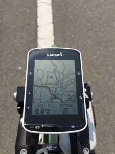 Garmin Edge520J 地図表示画面