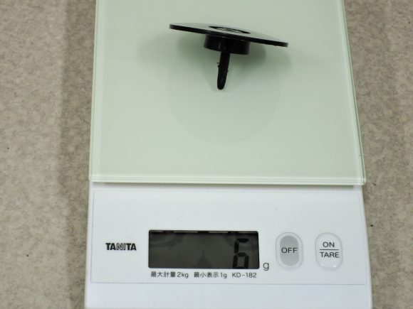 ホイールスペーサーの重量
